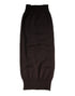 Dolce & Gabbana Brown Cashmere Knitted Neck Warmer Foulard Scarf